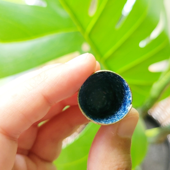 Vintage Moon Stars Night Sky Benidorm Thimble - Picture 11 of 11